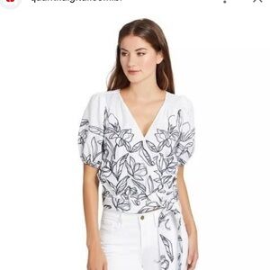Tanya Taylor Wrap Top size 2